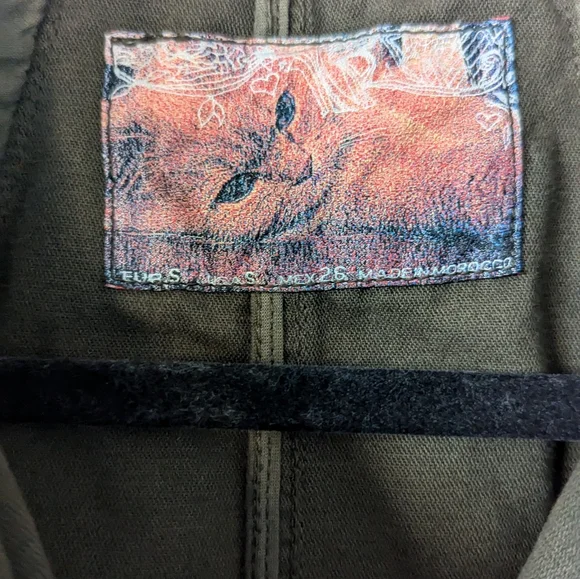 Green Army Shacket - Picture 2 of 3